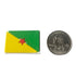 French Guiana Flag Shoe Charm - CaribeHeart The Bahamas