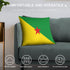 French Guiana Flag Throw Pillow - CaribeHeart French Guiana