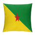 French Guiana Flag Throw Pillow - CaribeHeart French Guiana