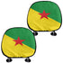 French Guiana Headrest Cover - CaribeHeart French Guiana