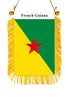French Guiana Rearview Mirror Flag - CaribeHeart French Guiana