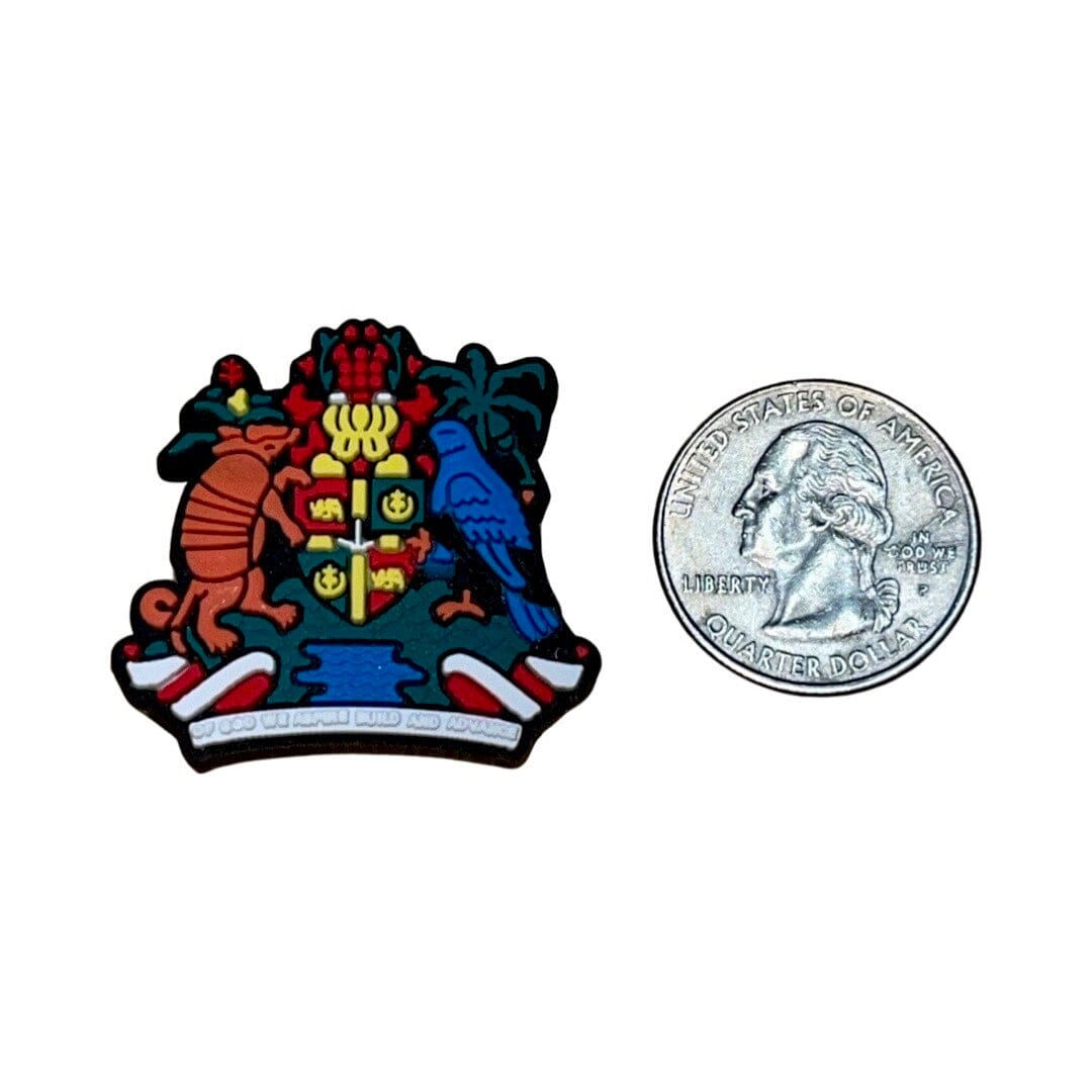 Grenada Coat Of Arms Shoe Charm CaribeHeart