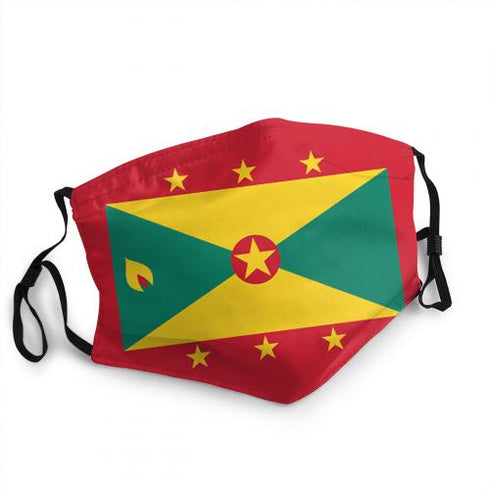 Grenada Face Covering - CaribeHeart Grenada