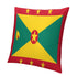 Grenada Flag Throw Pillow - CaribeHeart Grenada