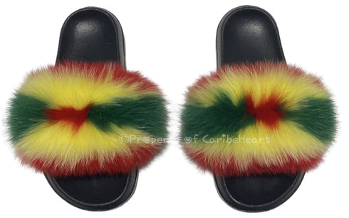 Grenada Fluffy Slipper - CaribeHeart Grenada