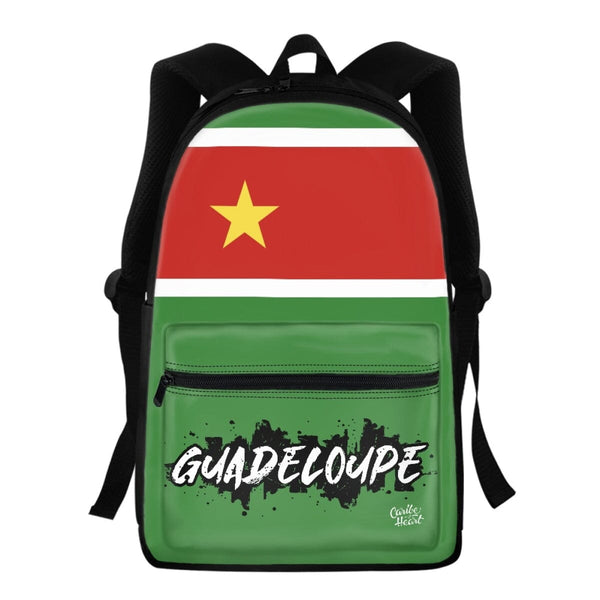 Guadeloupe Flag Backpack Guadeloupe