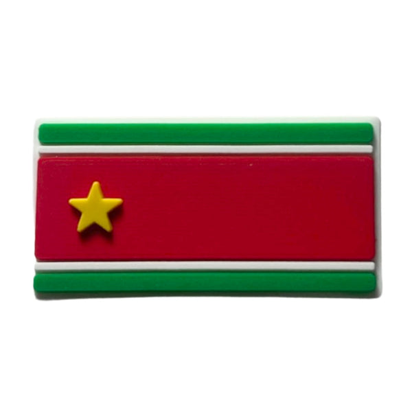 Guadeloupe Flag Shoe Charm - CaribeHeart Guadeloupe