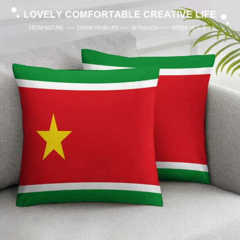 Guadeloupe Flag Throw Pillow - CaribeHeart Guadeloupe