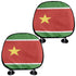 Guadeloupe Headrest Cover - CaribeHeart Guadeloupe