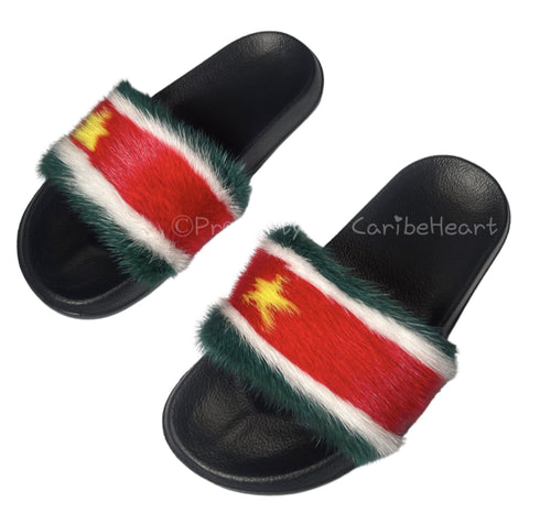 Guadeloupe Mink Slipper - CaribeHeart Guadeloupe