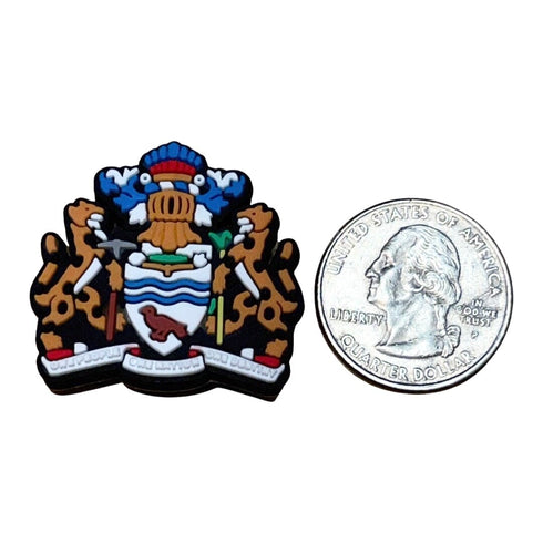 Guyana Coat Of Arms Shoe Charm Shoe Charm Guyana