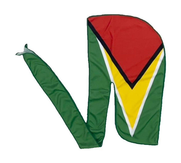 Guyana Flag Durag - CaribeHeart Guyana