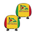 Guyana Flag Headrest Cover Headrest Cover Guyana