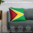 Guyana Flag Throw Pillow - CaribeHeart Guyana