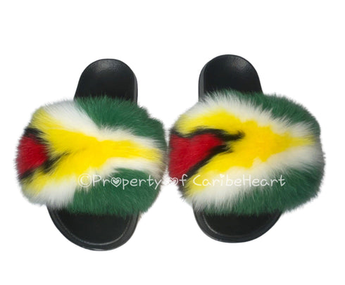 Guyana Fluffy Slipper - CaribeHeart Guyana