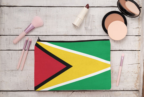 Guyana Make-Up Cosmetic Pouch - CaribeHeart Guyana