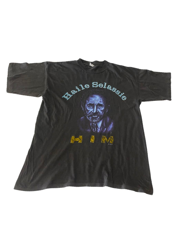 Haile Selassie I - H.I.M. Tee - Men's Sz XL - CaribeHeart Vintage
