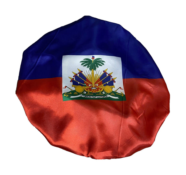 Haiti Flag Bonnet - CaribeHeart Haiti