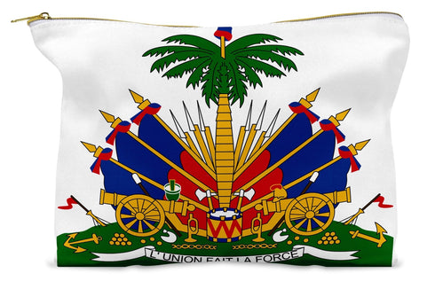 Haiti Make-Up Cosmetic Pouch - CaribeHeart Haiti