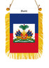 Haiti Rearview Mirror Flag - CaribeHeart Haiti