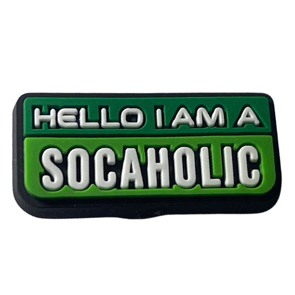 Hello I Am A Socaholic Shoe Charm - CaribeHeart CaribeHeart