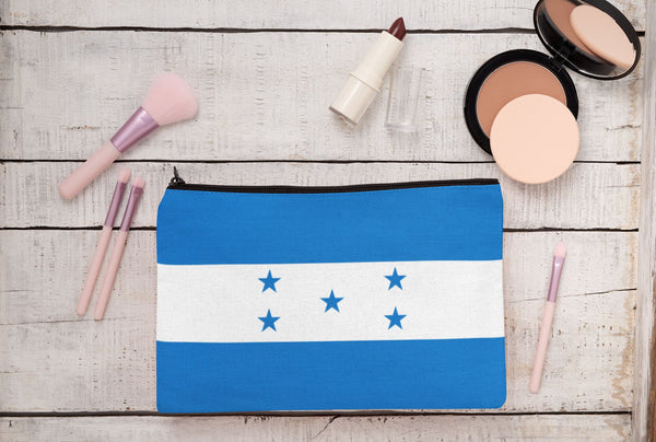 Honduras Make-Up Cosmetic Pouch - CaribeHeart Honduras
