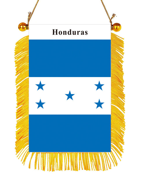 Honduras Rearview Mirror Flag - CaribeHeart Honduras