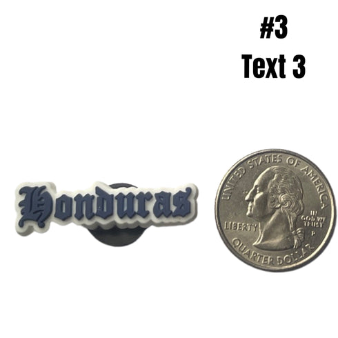 Honduras Shoe Charms Shoe Charm Honduras Text 3