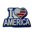 I Love America Shoe Charm - CaribeHeart United States