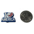 I Love America Shoe Charm - CaribeHeart United States