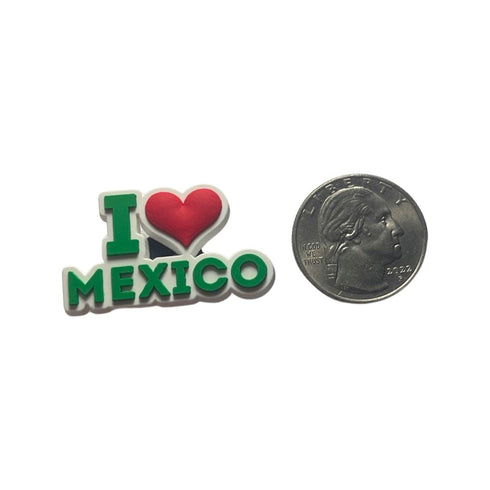 I Love Mexico Shoe Charm - CaribeHeart Mexico