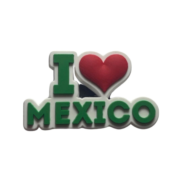 I Love Mexico Shoe Charm - CaribeHeart Mexico