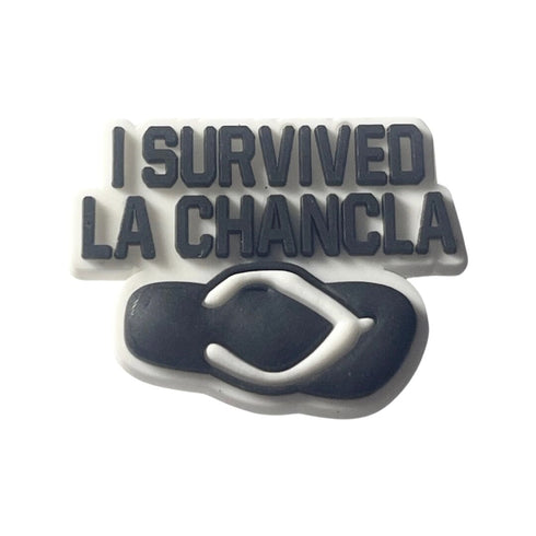 I Survived La Chancla Shoe Charm - CaribeHeart CaribeHeart