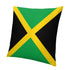 Jamaica Flag Throw Pillow - CaribeHeart Jamaica
