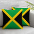 Jamaica Flag Throw Pillow - CaribeHeart Jamaica
