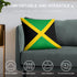 Jamaica Flag Throw Pillow - CaribeHeart Jamaica