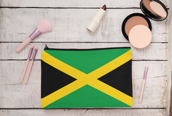 Jamaica Make-Up Cosmetic Pouch - CaribeHeart Jamaica