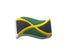 Jamaica Wavy Flag Shoe Charm - CaribeHeart Jamaica