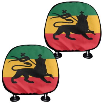 Lion Of Judah Headrest Cover Headrest Cover Rasta One Size