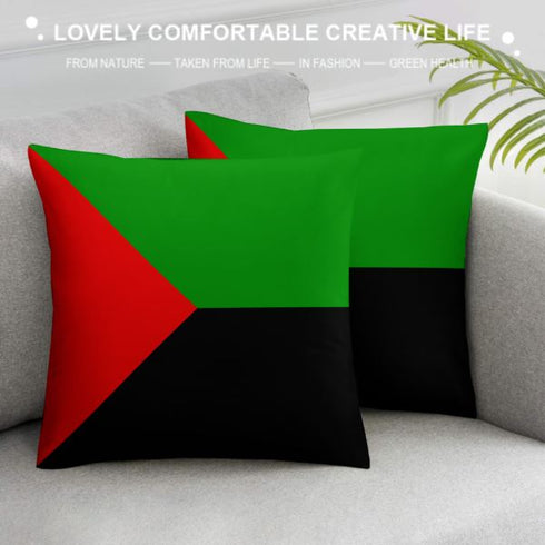 Martinique Flag Throw Pillow - CaribeHeart Martinique