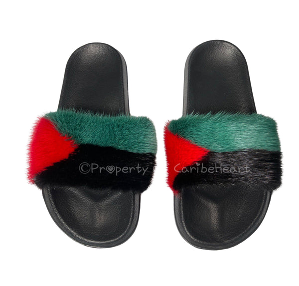 Martinique Mink Slipper - CaribeHeart Martinique