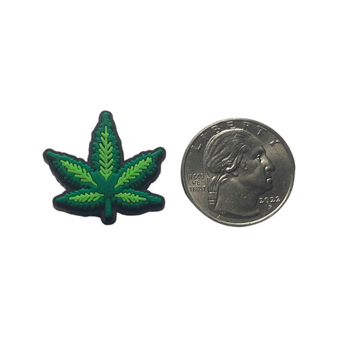 Mary Jane Leaf Shoe Charm - CaribeHeart 420