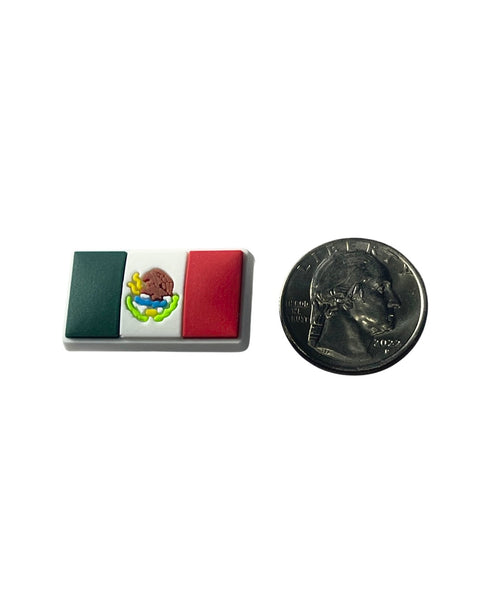 Mexico Flag Shoe Charm - CaribeHeart Mexico