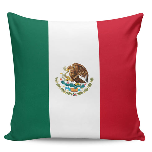 Mexico Flag Throw Pillow Throw Pillows Mexico One Size Standard