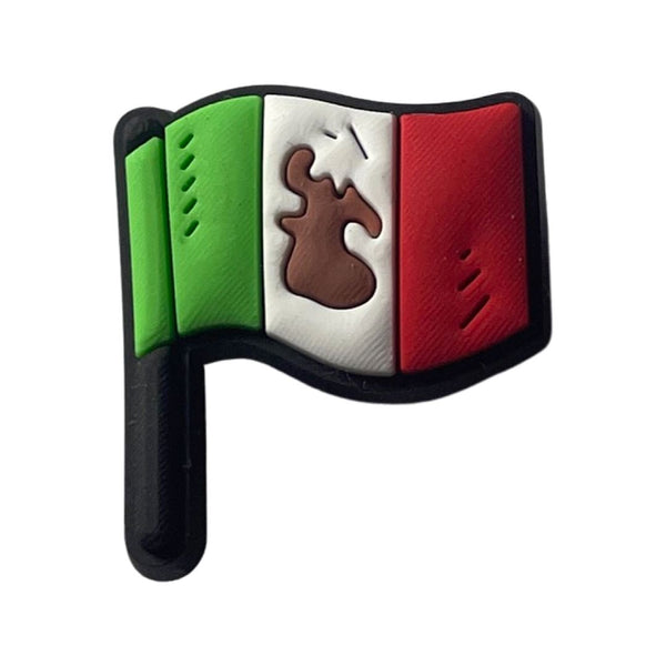 Mexico Wavy Flag Shoe Charm Shoe Charm Mexico