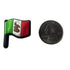 Mexico Wavy Flag Shoe Charm Shoe Charm Mexico
