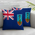Montserrat Flag Throw Pillow - CaribeHeart Montserrat