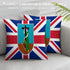 Montserrat Flag Throw Pillow - CaribeHeart Montserrat
