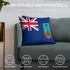 Montserrat Flag Throw Pillow - CaribeHeart Montserrat