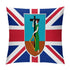 Montserrat Flag Throw Pillow - CaribeHeart Montserrat